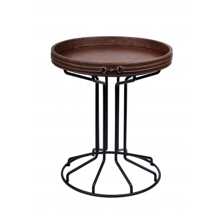 (DDRE01) - TABA Deri Tepsi Sehpa